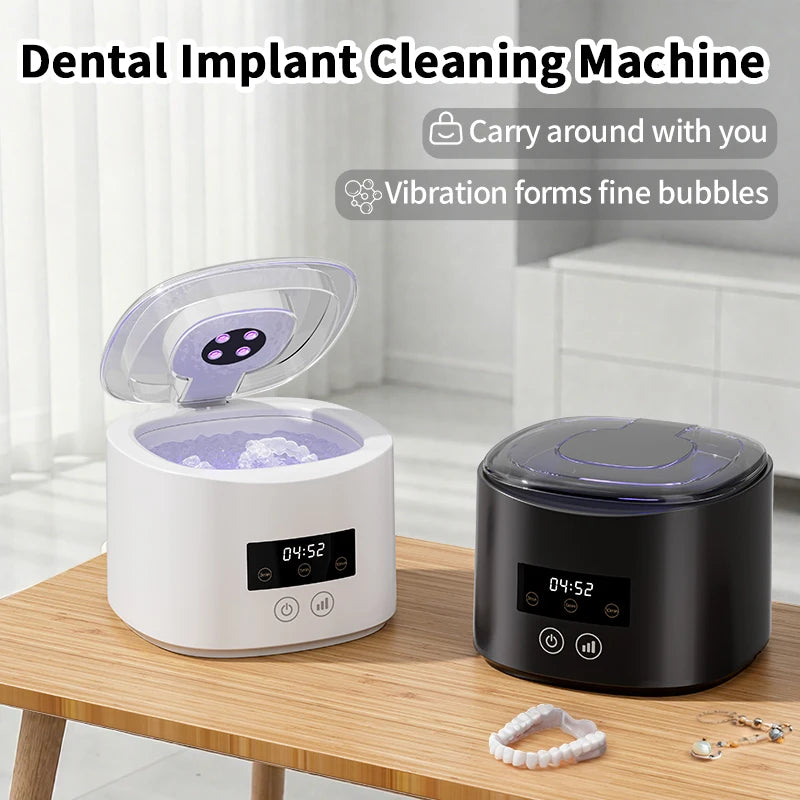 🔆 USB Rechargeable 50KHz Ultrasonic Cleaner - Ultimate Smile Protector!