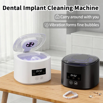 🔆 USB Rechargeable 50KHz Ultrasonic Cleaner - Ultimate Smile Protector!