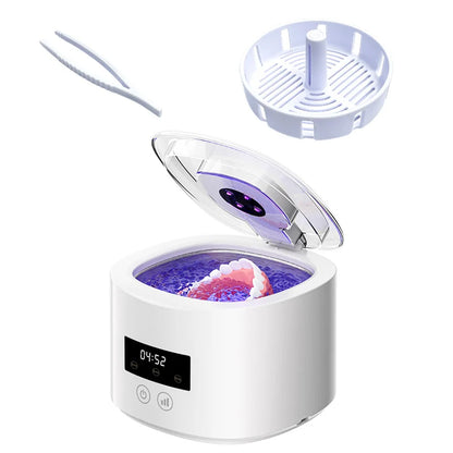🔆 USB Rechargeable 50KHz Ultrasonic Cleaner - Ultimate Smile Protector!