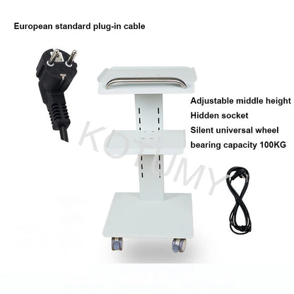 Beauty Salon Clinic Instrument Art With Socket Medical Cabinet Dental Trolley Mobile Portable Dental Trolley