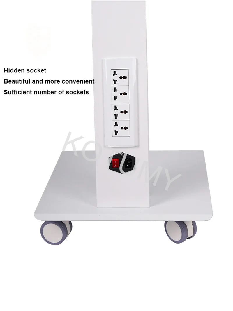 Beauty Salon Clinic Instrument Art With Socket Medical Cabinet Dental Trolley Mobile Portable Dental Trolley