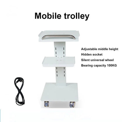 Beauty Salon Clinic Instrument Art With Socket Medical Cabinet Dental Trolley Mobile Portable Dental Trolley