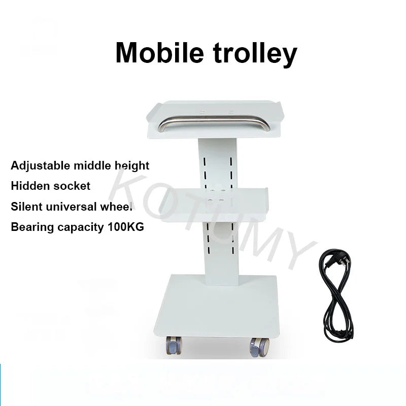 Beauty Salon Clinic Instrument Art With Socket Medical Cabinet Dental Trolley Mobile Portable Dental Trolley