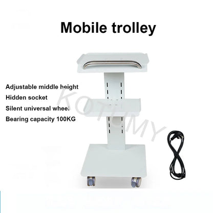 Beauty Salon Clinic Instrument Art With Socket Medical Cabinet Dental Trolley Mobile Portable Dental Trolley